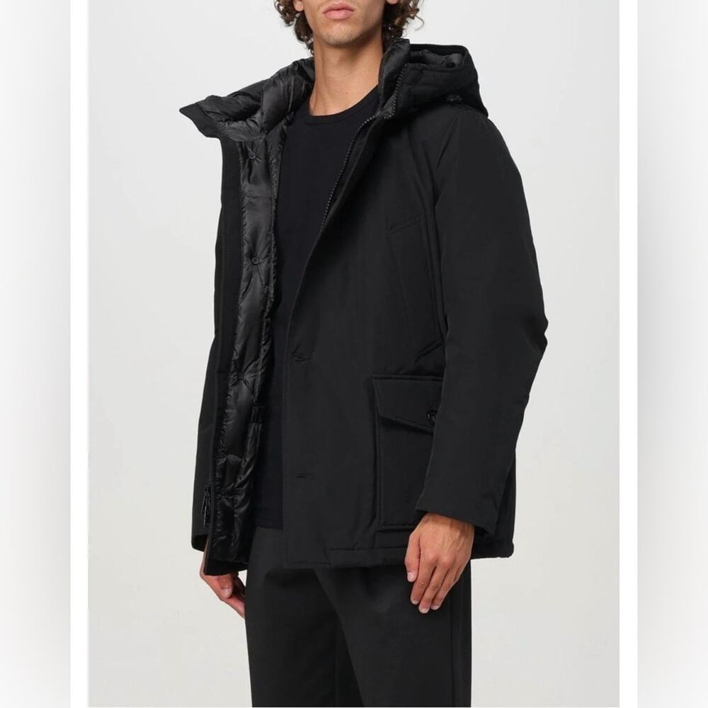 Woolrich Men's 3-in-1 Long Stag Jacket or Parka w/Puffer in Black Sz XS NWT